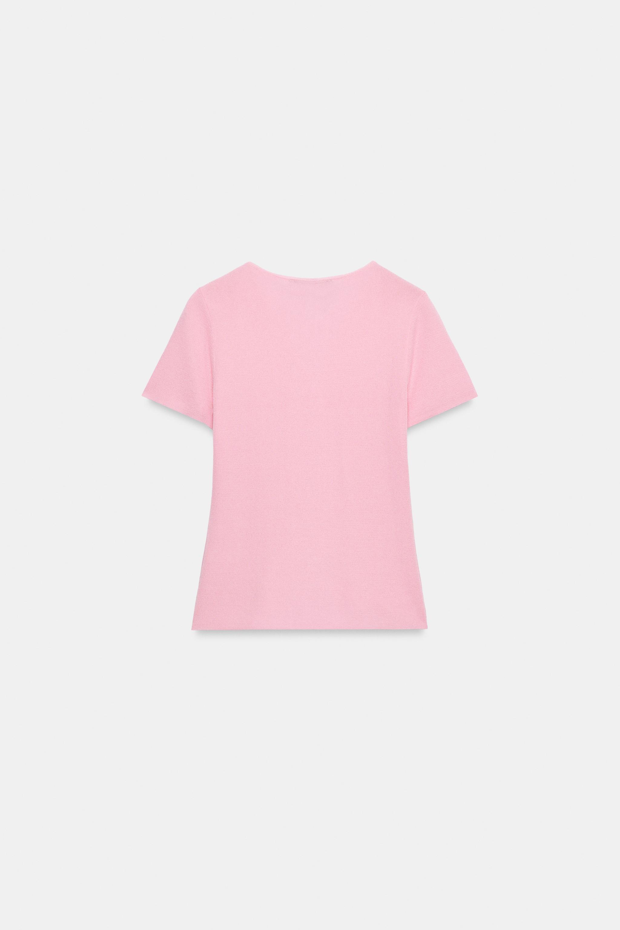 RUCHED KNIT TOP